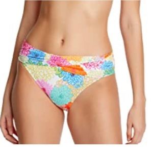 Bleu Rod Beattie women’s Fresh Picks Sarong Hipster bikini Bottom floral size 12
